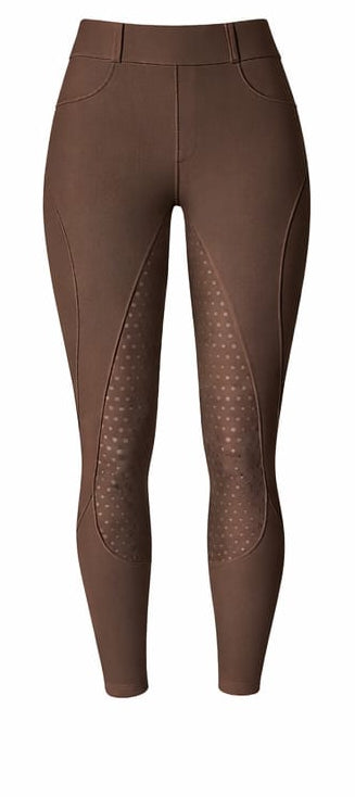 Damen Reitleggins Kakao