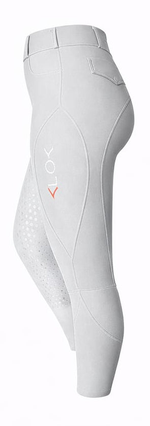 Damen Reitleggins Hellgrau