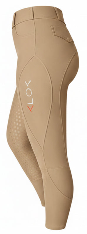 Damen Reitleggins Beige
