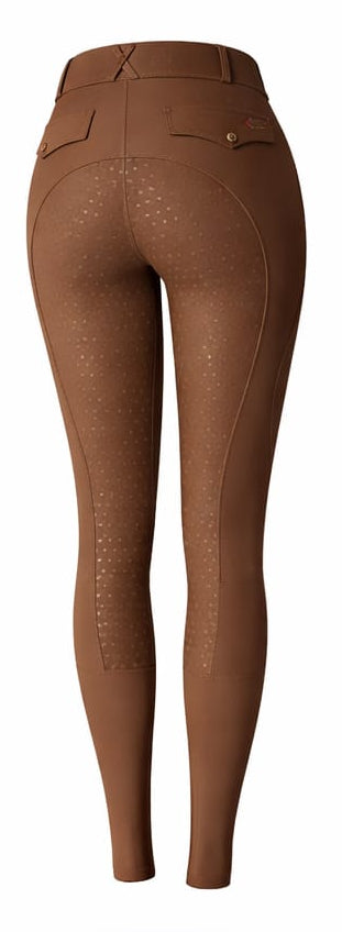 Damen Reitleggins Kakao