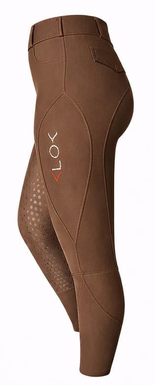 Damen Reitleggins Kakao
